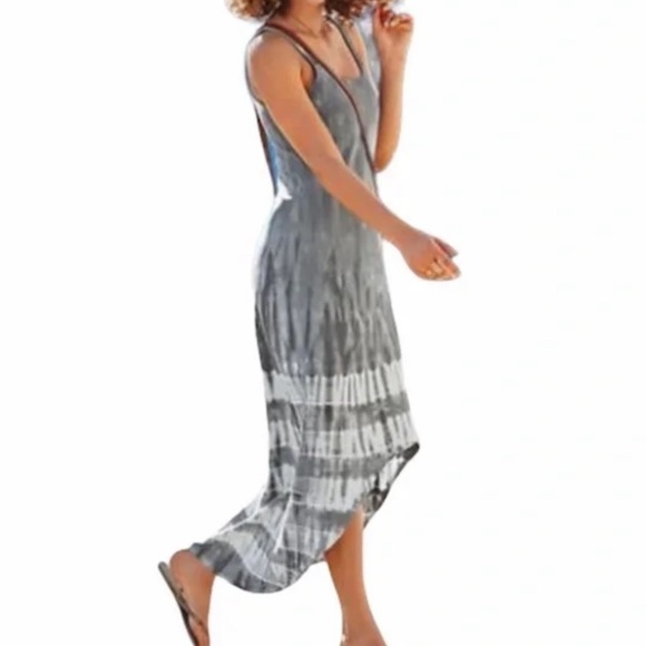 Athleta Seabreeze Tie Dye Maxi Dress - Picture 1 of 13